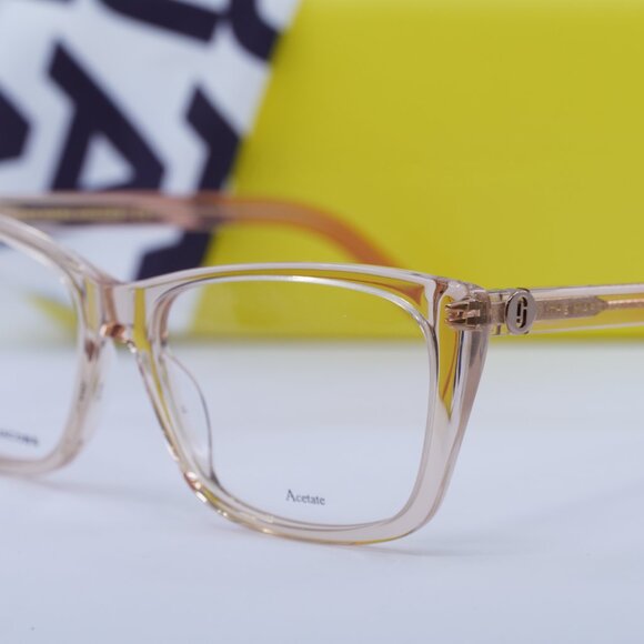 Marc Jacobs MARC 598 0R83 00 Cat Eye Eyeglasses 54mm – Transparent Orange Beige - Picture 5 of 12